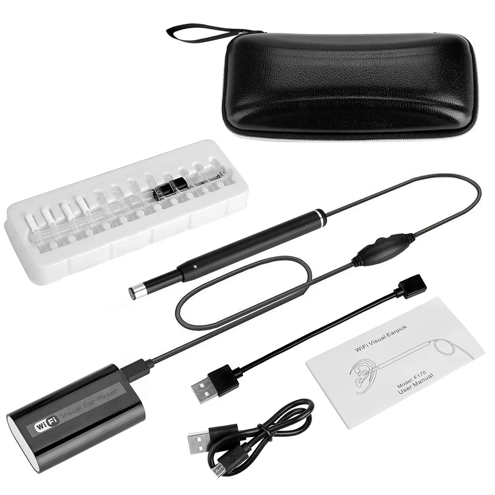 5.5mm wifi 3,9 мм/5,5 мм wifi/USB Ear pick эндоскоп водонепроницаемый отоскоп - Цвет: 5.5mm wifi