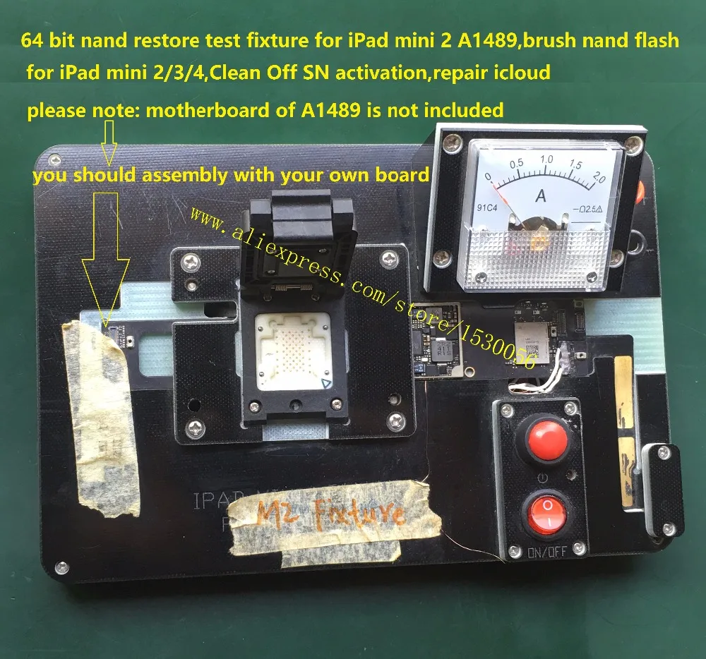 64 бит nand восстановите тестовый прибор для iPad mini 2 A1489 brush hdd 2/3/air Очистить A7 SN