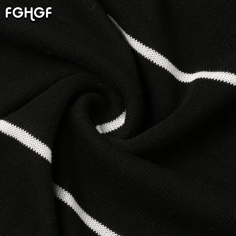 Fghgf полосатый середины икры с v образным вырезом Вечерние Платье Для женщин