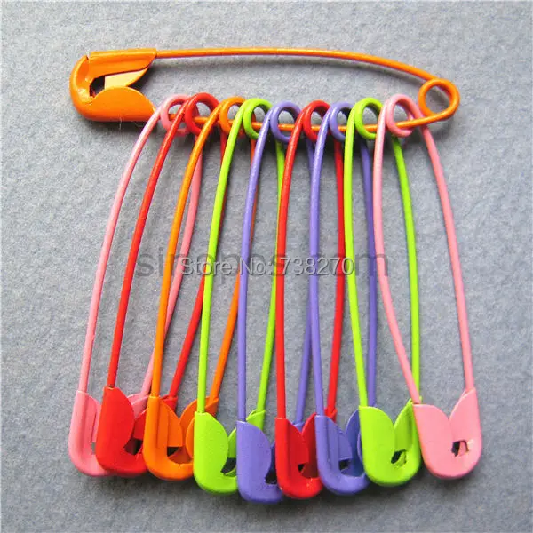 Защитные штырьки 3 # 45 мм яркие цвета Модные цветные безопасные 4 5 см стандартные