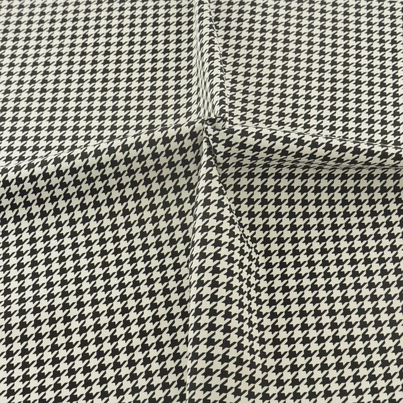 Houndstooth Black Cotton Fabric Fabrics Tecido Quilting Bedding Decoration Tissue Home Textile Patchwork Sewing Cloth Teramila | Дом и сад