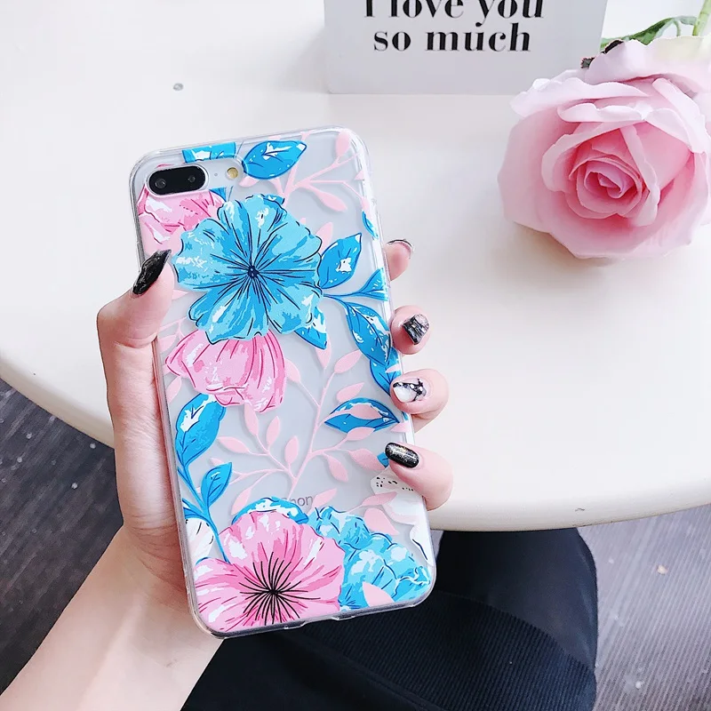STROLLIFE Ретро Fiowers чехол для телефона iPhoneX XS Max XR экзотический узор мягкий TPU IPhone 8 6S 7