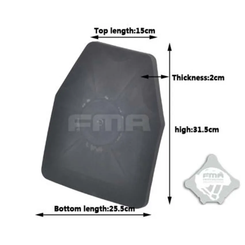 FMA тактическая фиктивная пластина жилета TB965 BK/DE|Шлемы| |