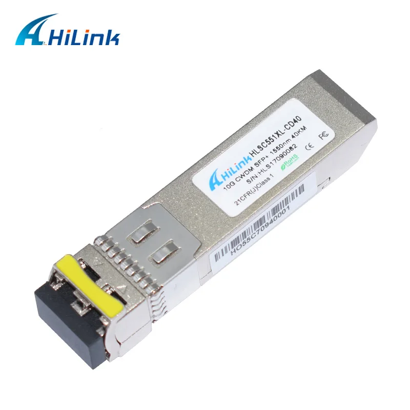 Free Shipping by Post! 10G 40km 1470NM-1610NM Duplex LC Connector CWDM SFP+ DOM Function | Fiber Optic Equipment