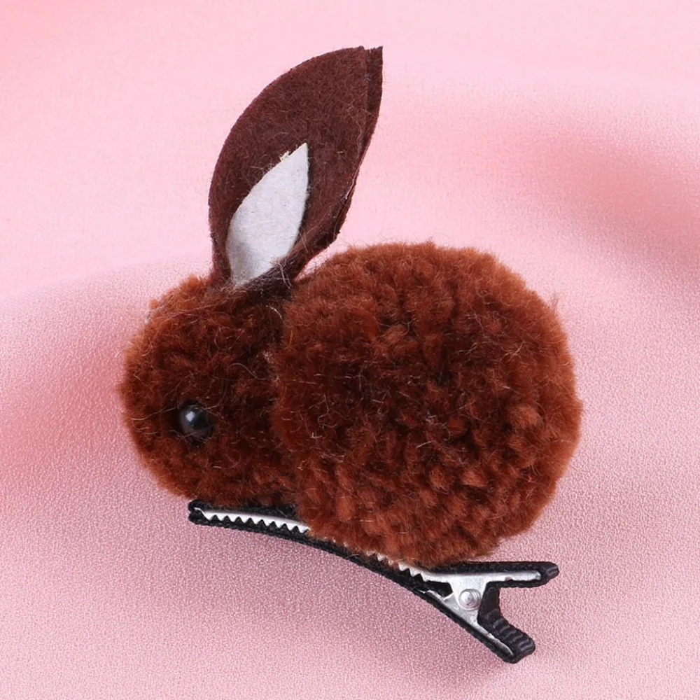 

Kids Infant Baby Girls 3D Cartoon Rabbit Hairclip Hairpin Barrettes Headwear toddler headbands opaska dla dziewczynki