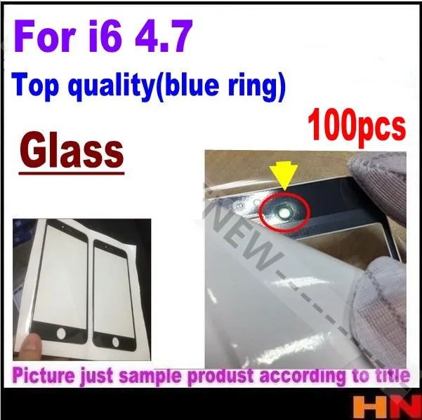 100 шт. Высокое качество для iphone 6 plus 4 7 5 ''белый черный Передний сенсорный экран
