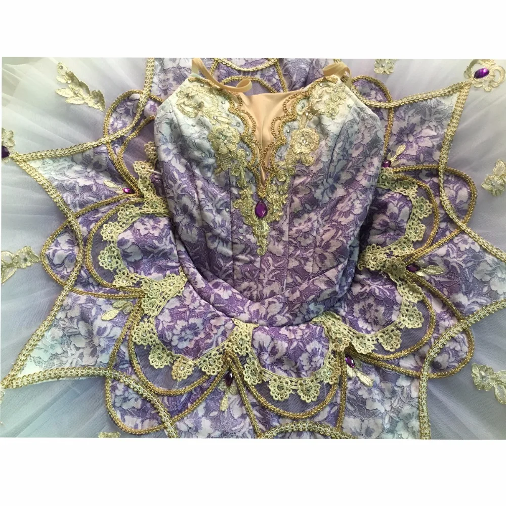 FLTOTURE Lilac/классическая балетная блинная юбка пачка на платформе 10 размеров JY2515