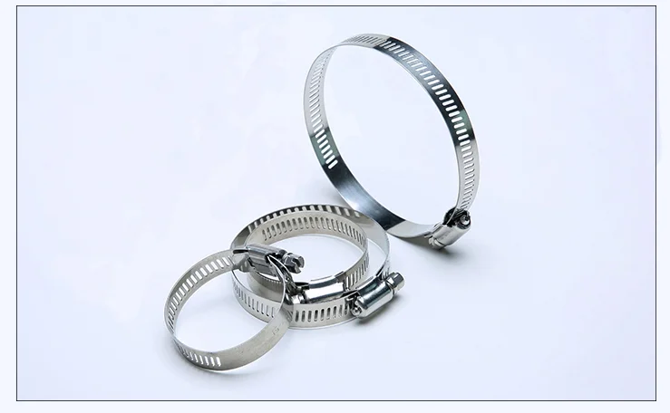 

1PCS YT472 The Largest Diameter Xmm 160-350mm Stainless Steel Band Strong Throat Hoop Wire Hoop Stuck Pipe Clamp