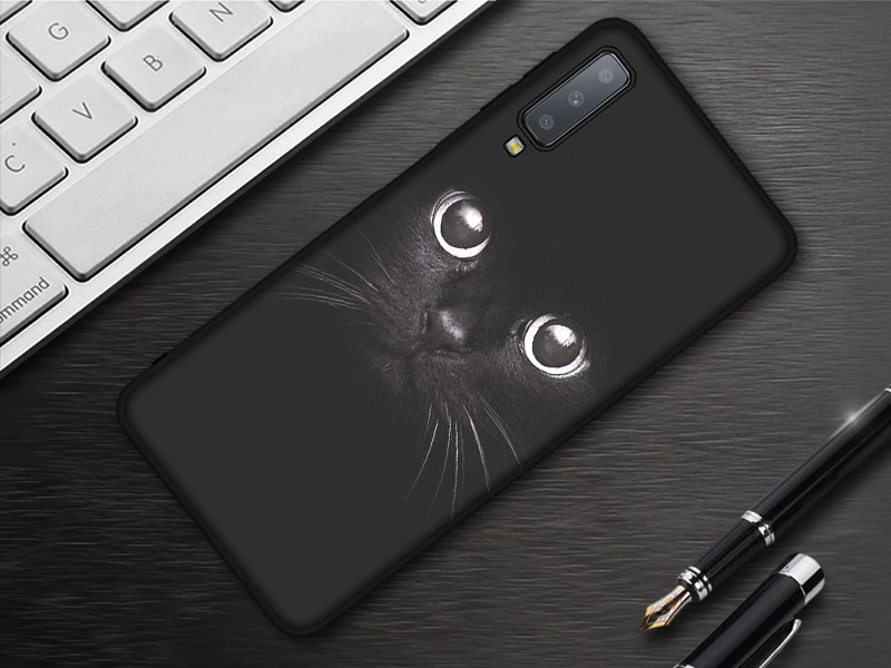 EiiMoo силиконовый чехол для телефона для samsung Galaxy A7 чехол A750F мультяшный тонкий мягкий чехол для samsung Galaxy A7
