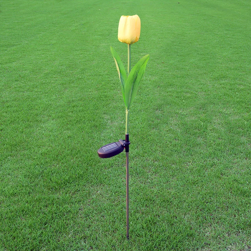 Мощность тюльпан Солнечный свет сад Двор Газон ночник лампы Пейзаж сада для
