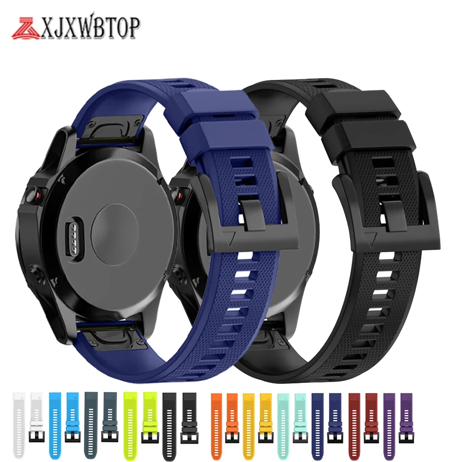 Быстросъемный силиконовый ремешок для Garmin Fenix 5X сменный Plus Смарт