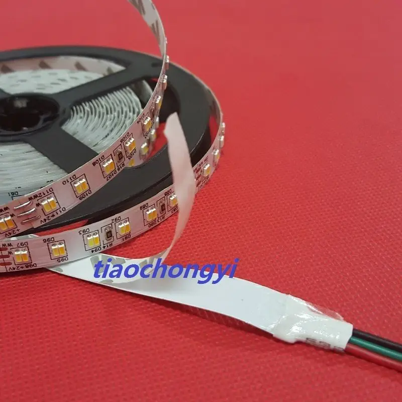 5M 3014 White Temperature Adjustable Strip Light Two Color W+WW 112LED/M 24V | Освещение