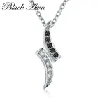 Новинка серебряное ожерелье Благородный 925 стерлингового серебра ювелирные украшения мода свадебные Подвески обручальные кольца, колье для женщин, P132