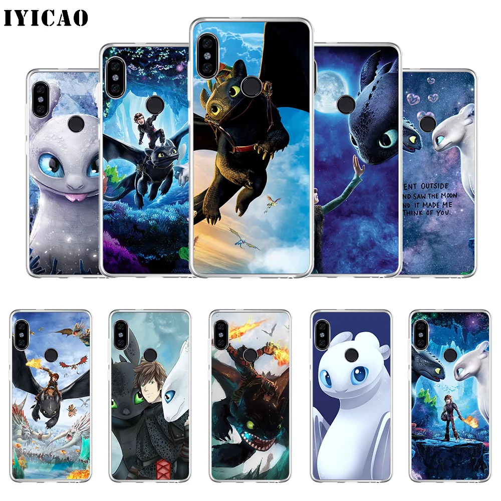 IYICAO How to Train Your Dragon Soft Silicone Phone Case for Xiaomi Redmi 4A 5A 6A Note 7 6 5 Pro Plus 4X Prime | Мобильные телефоны