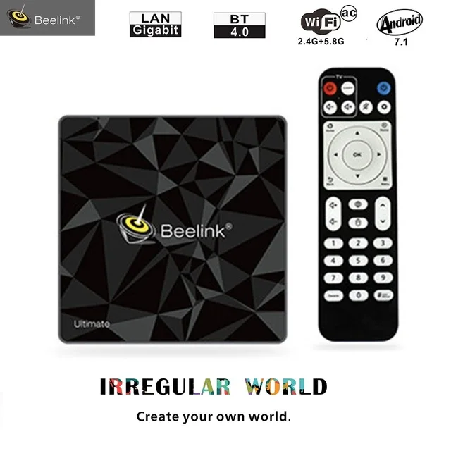 Beelink GT1 Ultimate смарт ТВ Box Android 7 1 3g 32 г Amlogic S912 Octa Core 4 K HD коробке 5 WiFi Smart Декодер каналов