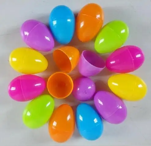 Бесплатная доставка пластиковое пасхальное яйцо в виде скорлупы 4 8x3 2 см 24