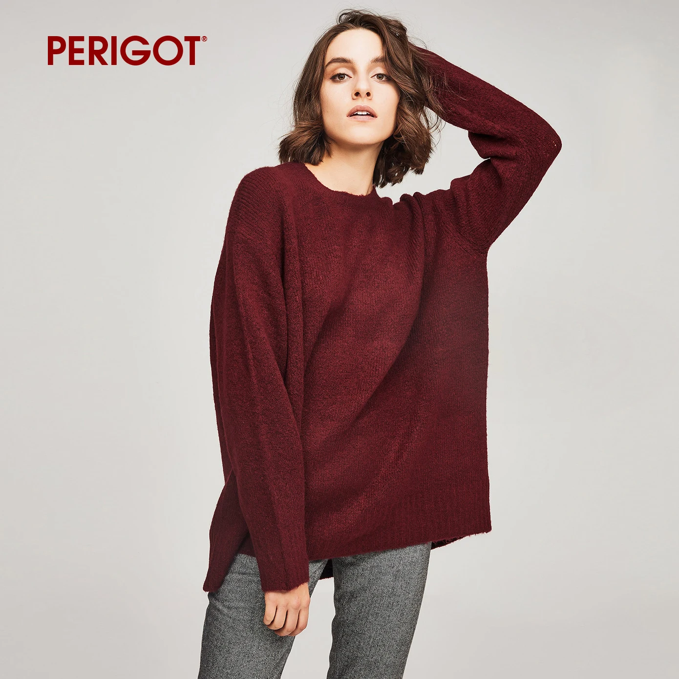 Perigot pgw0513 Зима Весна новое поступление Для женщин свитер для повседневной носки