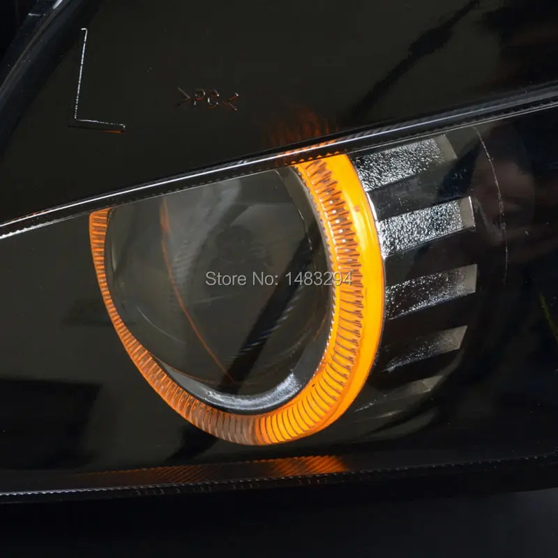 2 8 &quotАвторская сборка HID проектор конверсионная фара W/янтарные глаза ангела