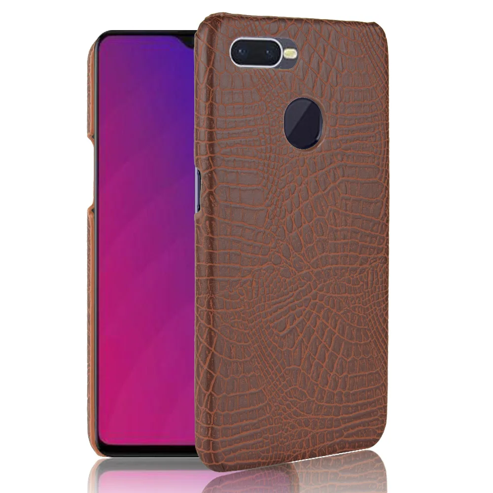 Роскошные Бизнес Крокодиловая Кожа Змеи Pattern кожаный чехол для OPPO A7X