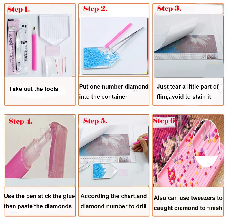 

5D Embroidery Diamond Painting Photo Custom Mosaic Drill full 3D Cross Stitch Kits Diy Home Decoration stickers