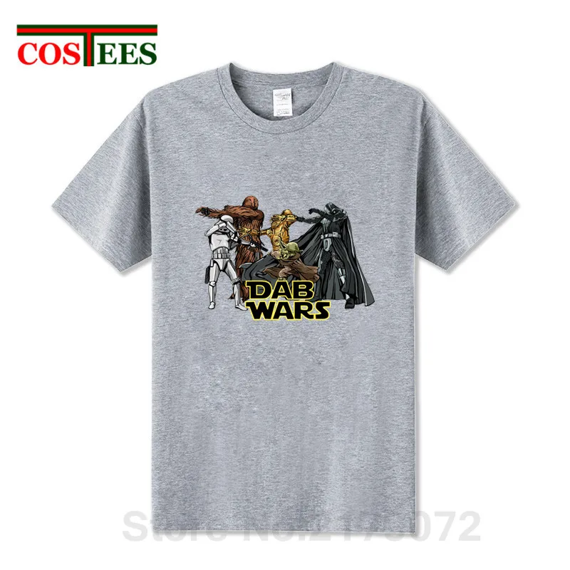 Забавная футболка Dab Star Wars Мужская Уличная в стиле хип хоп группа Харадзюку