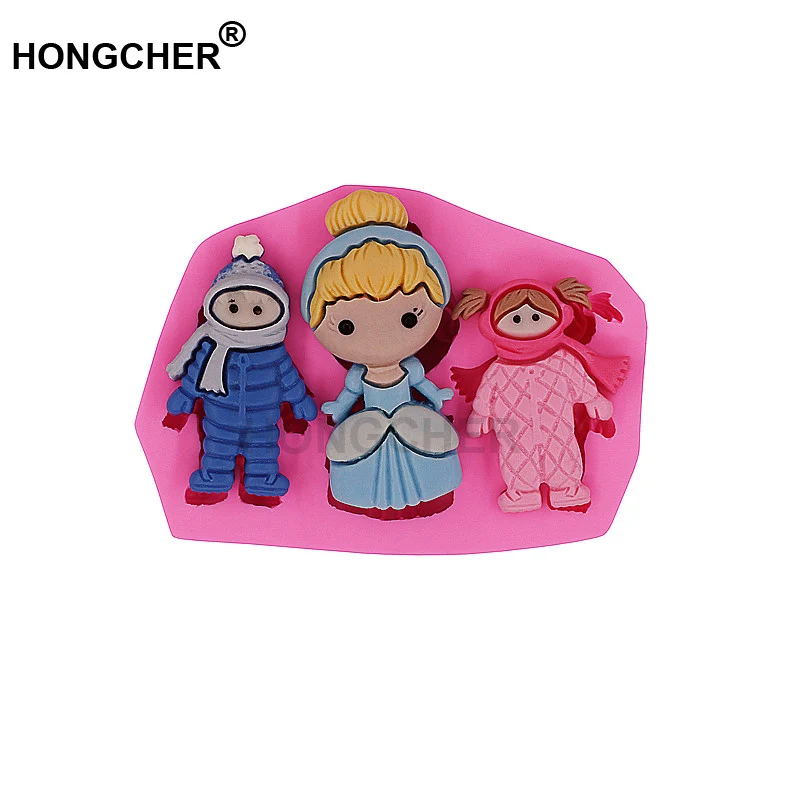 Новая силиконовая форма Angel Little Girl для помадки шоколада конфет кухонные
