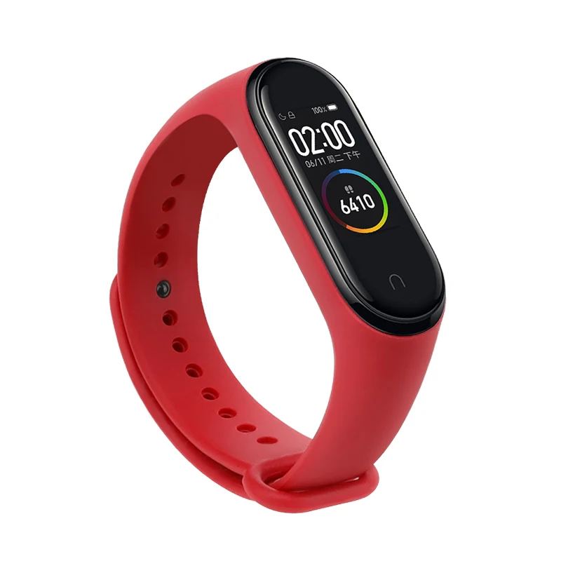 6 Браслет для Xiaomi mi Band 4/3 ремешок mi band 4 аксессуары водонепроницаемый силиконовый браслет для Xiaomi mi Band 3 сменный ремешок - Цвет ремешка: 6
