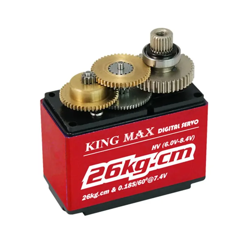KINGMAX DCS2618HV 61 г 26 кг. см цифровая стандартная металлическая Шестерня HV сервопривод