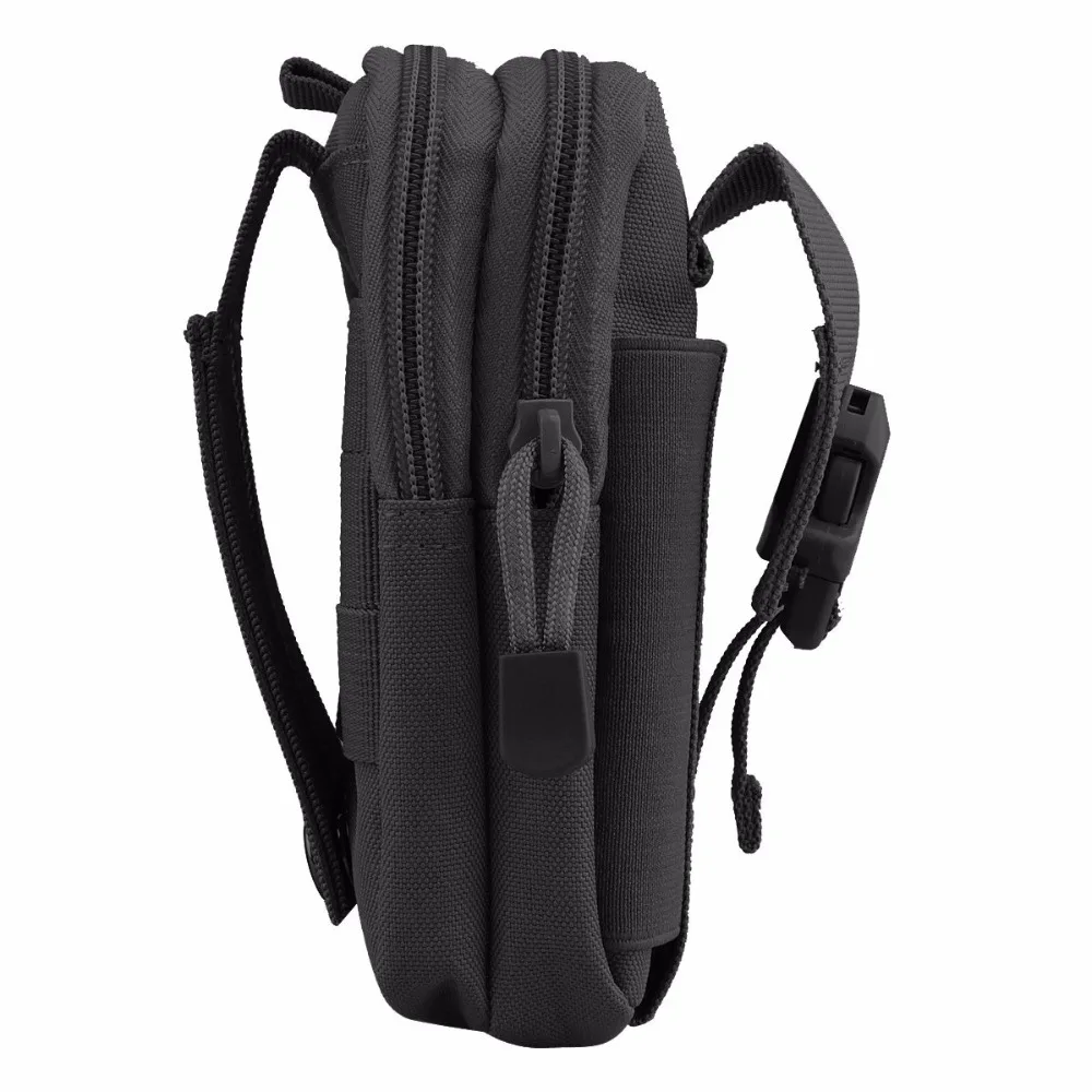 Black 3S Note 3 Pro Waist Belt Holster Case Wallet Purse Tactical Molle Pouch Utility Gadget bags For iPhone 6 6S 7 Plus