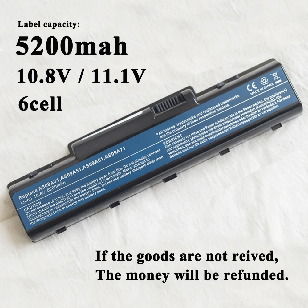 Сменный аккумулятор для ноутбука ACER AS09A56 AS09A70 As09a41 Для Acer EMachines E525 E625 E627 E630 E725 G625 G627