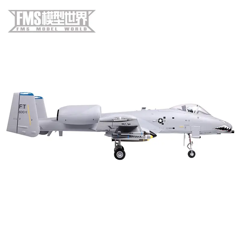 FMS двухканальный самолет 70 мм воздуховод модель самолета Thunderbolt II PNP|model aircraft|fms models