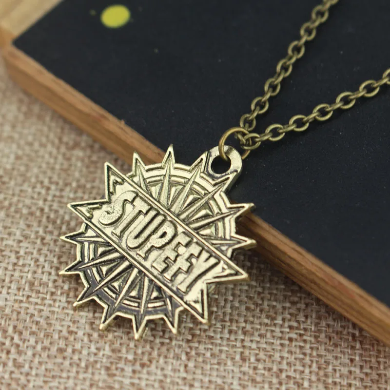 Модное ожерелье с надписью фантастические животные и где их найти длинная цепь