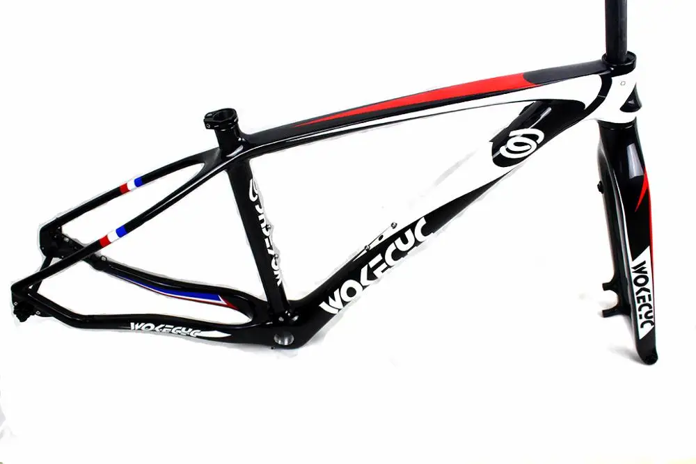 Углеродное волокно MTB велосипедная рама 29er plus углеродная передняя вилка 142x12 мм