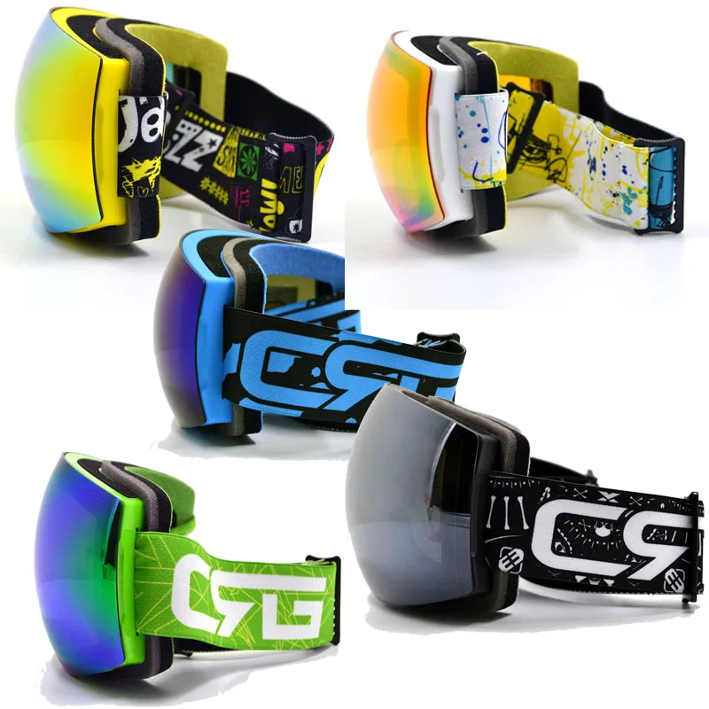 Outdoor riding Motocross Goggles Glasses Reflective Double Anti-fog Big Ski Mask Skiing Men Women ATV Motorcycle | Автомобили и