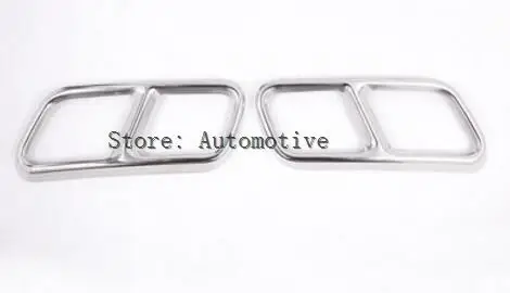 Для Mercedes Benz S Class W222 Coupe R W251 10 17 GL X166 13 15 AMG часть 304 Стальная выхлопная накладка|for