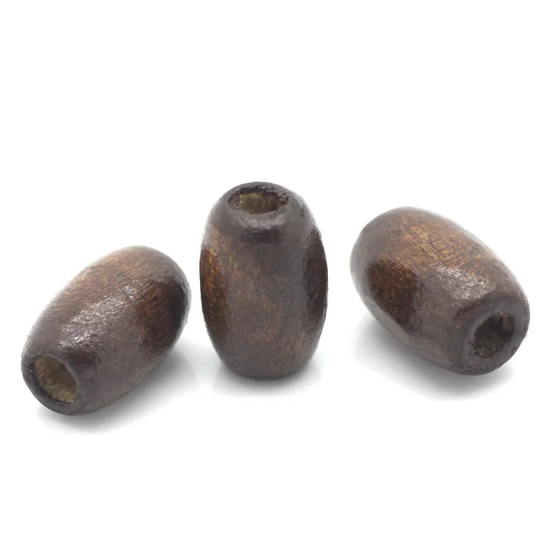 DoreenBeads деревянные разделительные бусины овальный кофе около 12 мм (4/8 &quot) x 8 (3/8&quot)