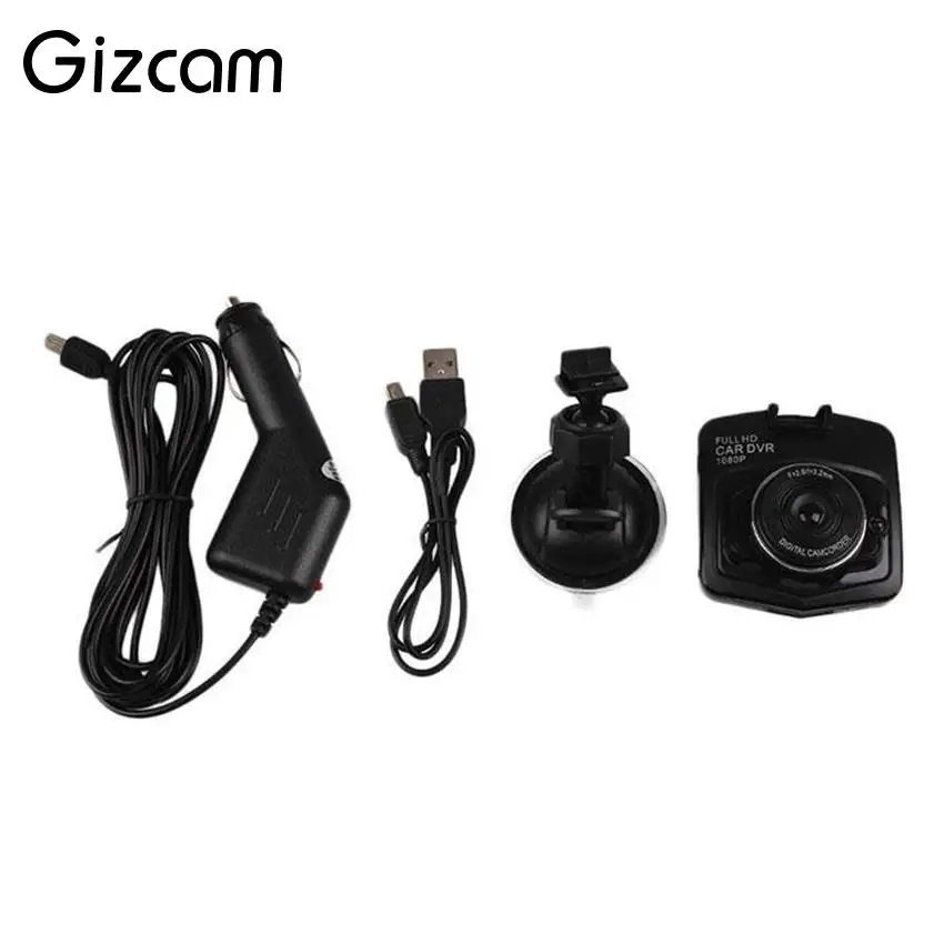 Gizcam Full HD 1080P 30fps видеокамера 2 4 &quotLCD Автомобильный видеорегистратор Dashcam g сенсор IR