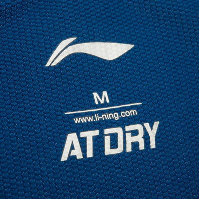 Li-Ning Мужская футболка для бадминтона быстросохнущая дышащая Гибкая Спортивная