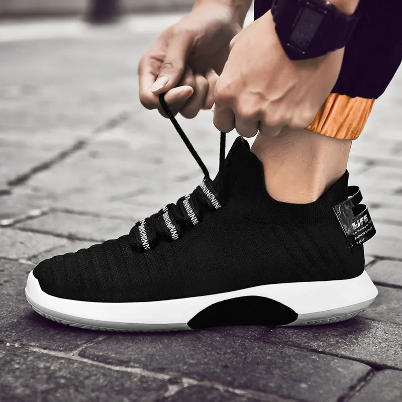 Мужские дышащие сетчатые кроссовки для бега мужская спортивная обувь улицы
