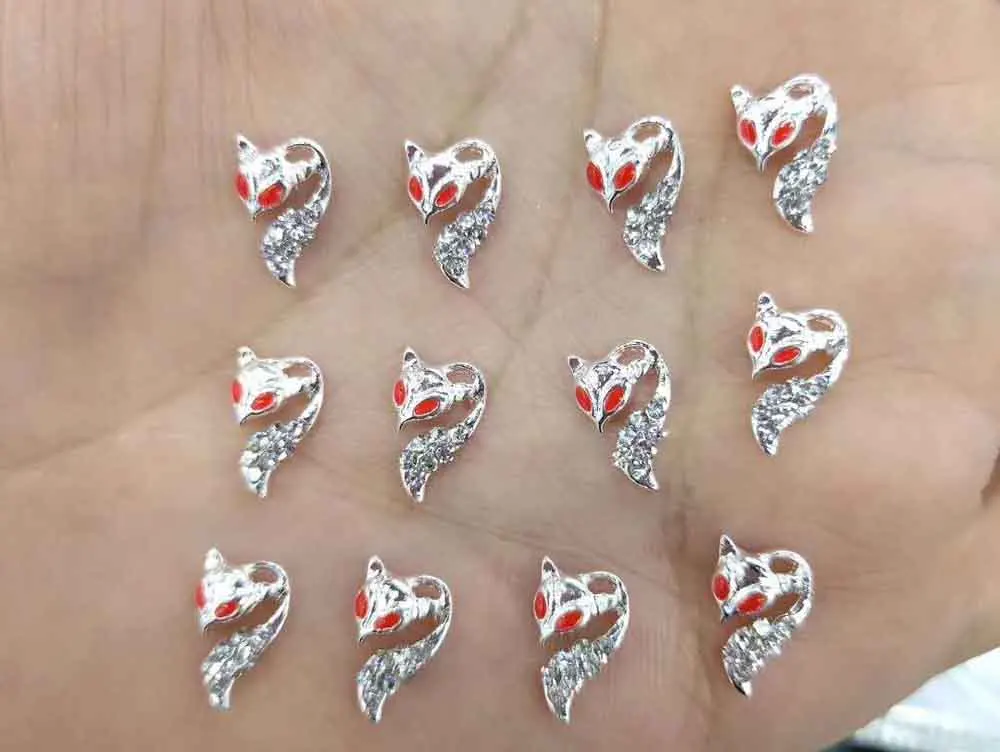 10 шт./лот 3D животного Jewelry Design Стразы для украшения для ногтей Маникюр УФ гель металлические украшения для ногтей, 3 вида стилей, HR5652J5HKL2 - Цвет: 311