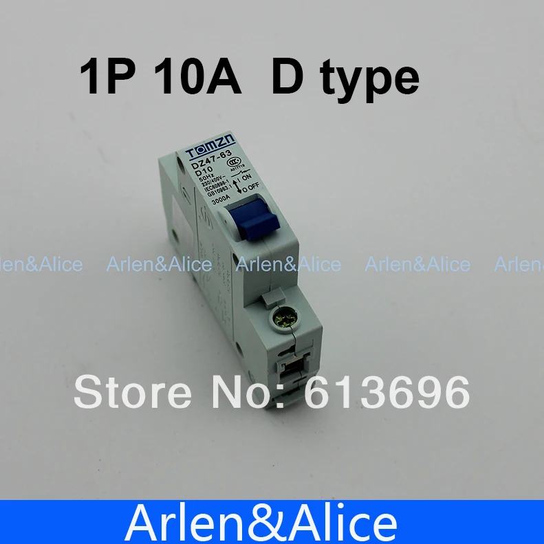Автоматический мини выключатель MCB C45 1P 10 А тип D 240 В/415 В 50 Гц/60 Гц|breaker tool|mcb mini circuit