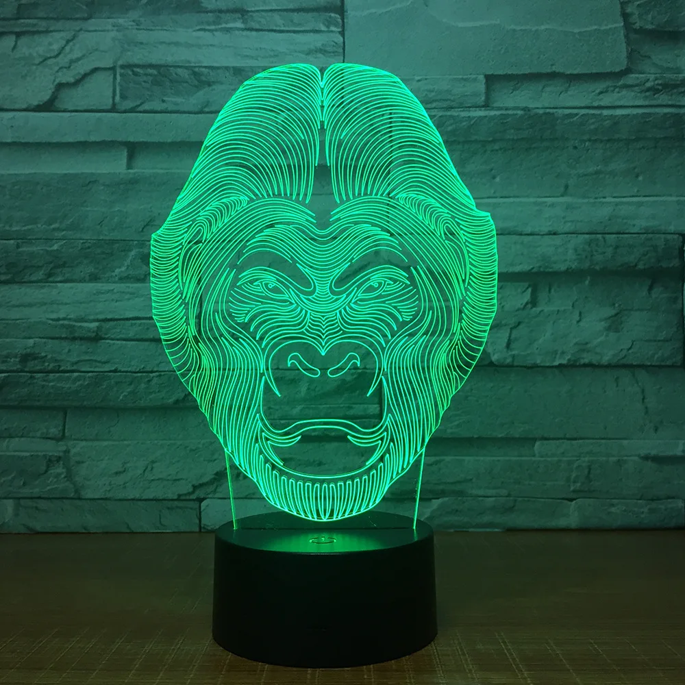 3d маленький ночник с дистанционным управлением оптовая продажа светодиодный Usb