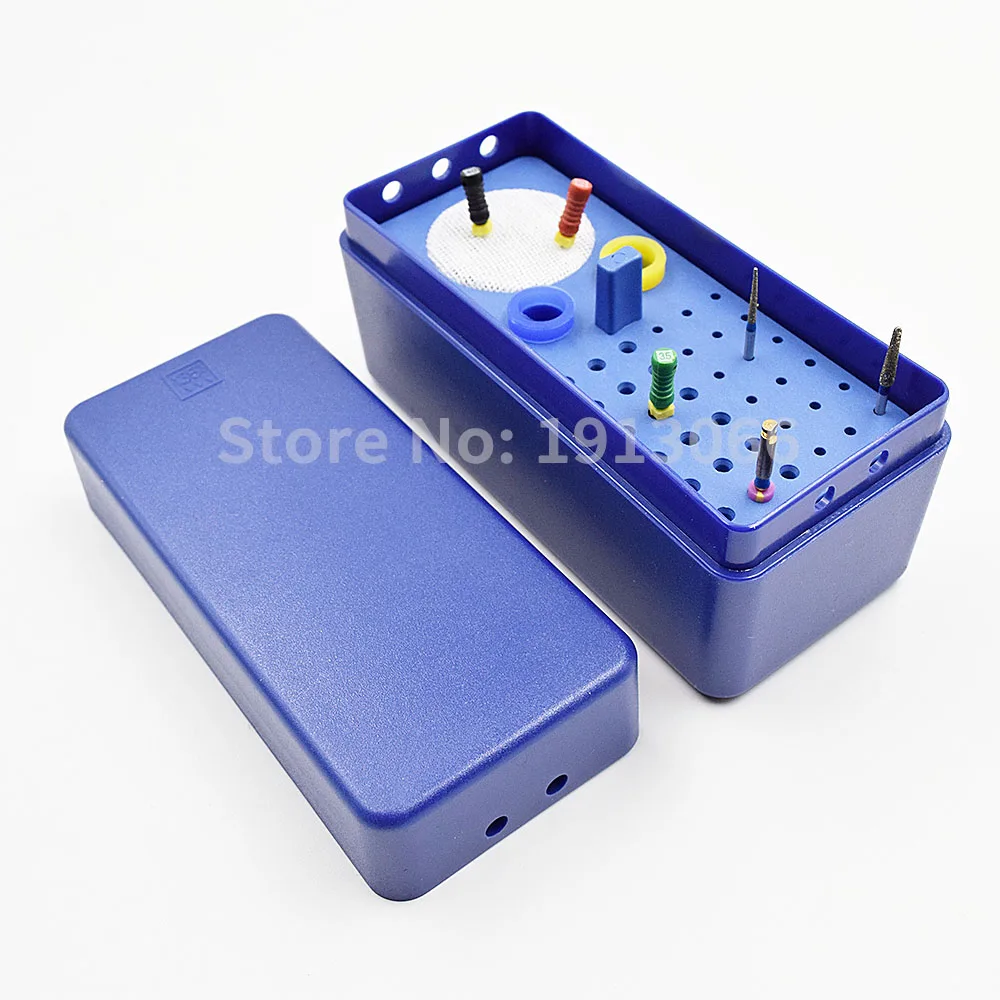 Endo Box с 72 отверстиями для алмазных боров стоматологическая стерилизующая