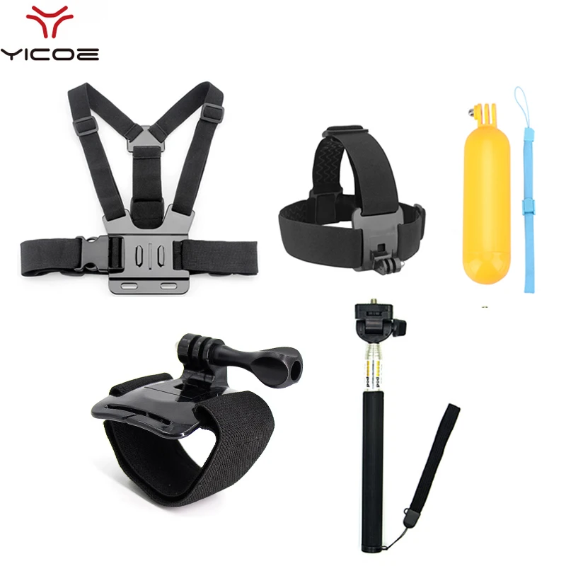 Go Pro Аксессуары для Gopro Hero 7 6 5 4 3 + аксессуары экшн спортивной камеры палка селфи
