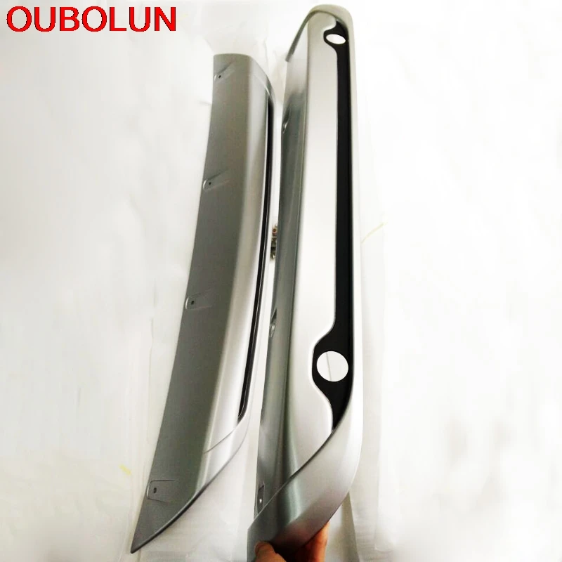 OUBOLUN 2 шт. для Nissan Qashqai Dualis J11 2014 2015 2016 2017 ABS защита переднего и заднего бампера
