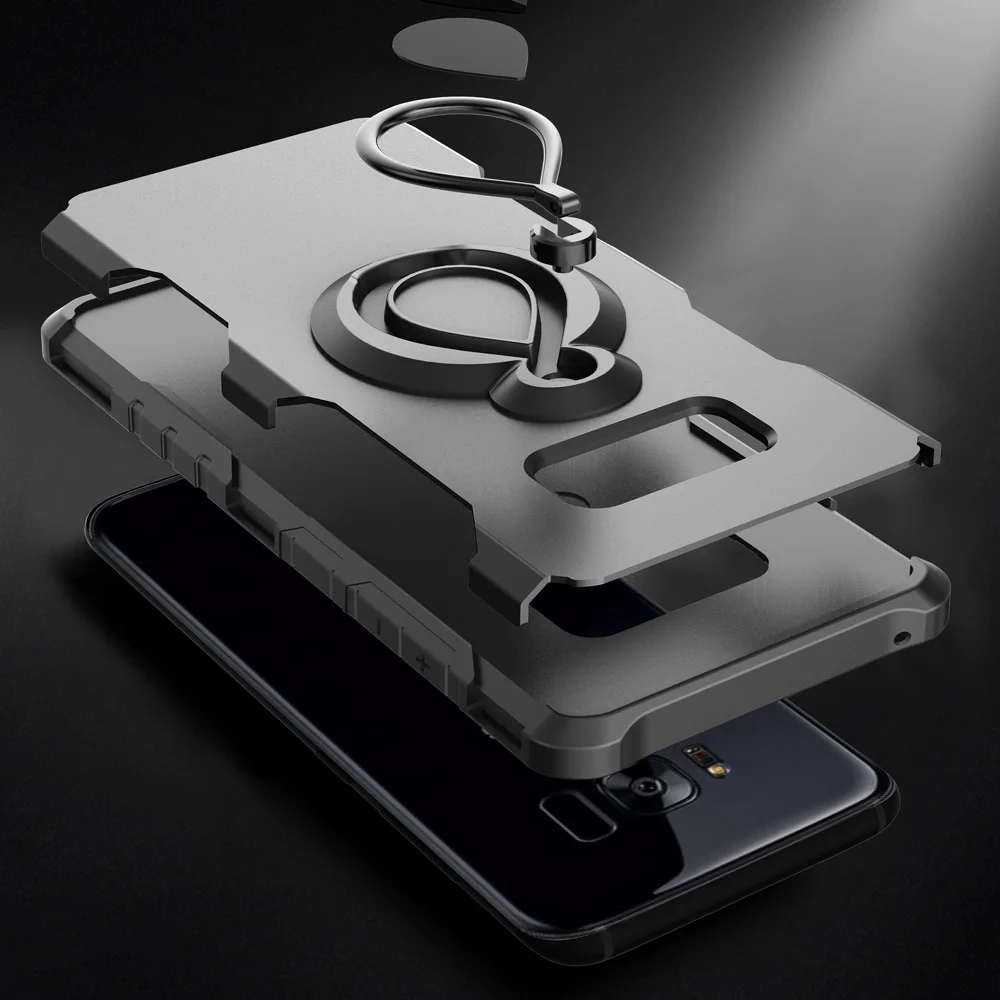 Для Samsung Galaxy S8/S8 Plus противоударный Heavy Duty телефон Обложка В виде ракушки с