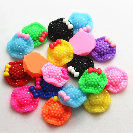 Милая резиновая шляпа в горошек 20 шт. 18 мм разные цвета|decorative decorative|decor diydecor girl |