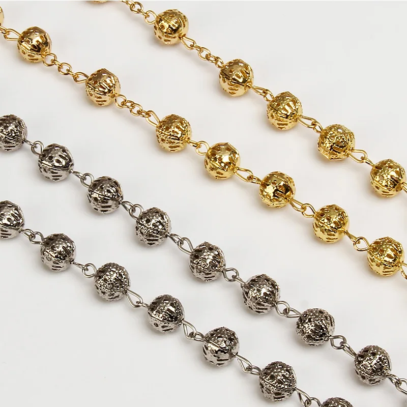 Цепочка с подвеской крестом для мужчин и женщин длинное ожерелье полыми