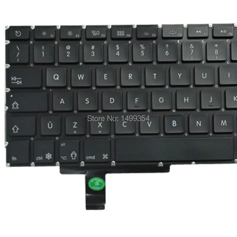 Подлинная канадская клавиатура A1297 с подсветкой для Apple Macbook Pro 17 ''A1297