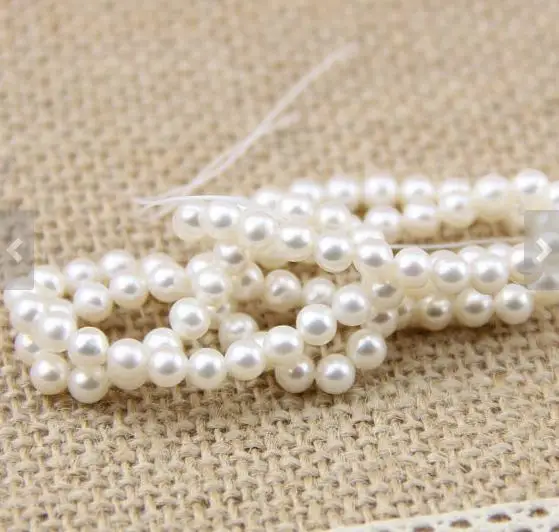 

Unique Pearls jewellery Store 4-4.5mm AAA White Color Freshwater Pearl Loose Beads DIY Jewelry Material LS044